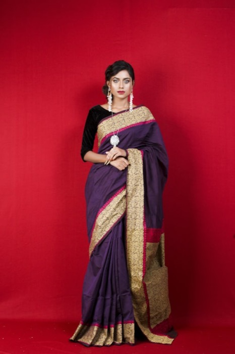Women's Saree (Cotton Blend)